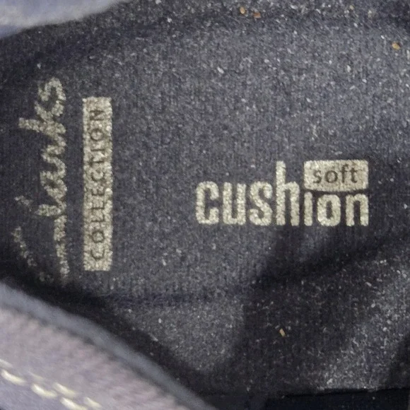 Clarks Collections 26117085 Womens 10 EU 41.5 Blue Soft Cushion Lace Up Low Top - Picture 9 of 10